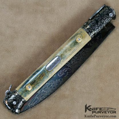 Jean Pierre Veysseyre Custom Knife Mammoth "Straight Laguiole" Slip Joint - Image 4