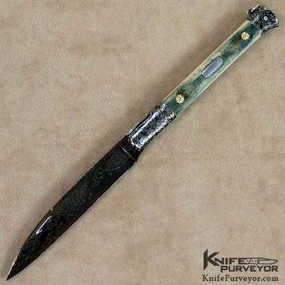 Jean Pierre Veysseyre Custom Knife Mammoth "Straight Laguiole" Slip Joint