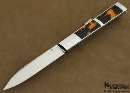 Jean Pierre Sucheras Custom Knives Exotic Material Interframe Midlock Dagger