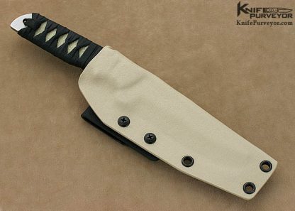 Jeff Diotte Custom Knife 154-CM Stingray Cord Wrap "Wedge" - Image 5