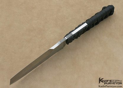 Jeff Diotte Custom Knife 154-CM Stingray Cord Wrap "Wedge" - Image 6