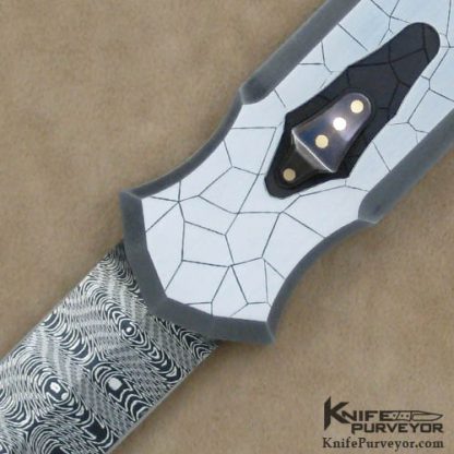 Jeff Harkins Custom Knife Sole Authorship Engraved Triton OTF Automatic - Image 2