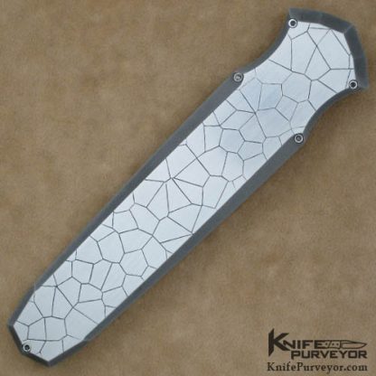 Jeff Harkins Custom Knife Sole Authorship Engraved Triton OTF Automatic - Image 3