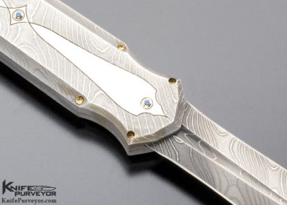 Jeff Harkins Custom Knife Triton D/A OTF #1 of 1 with Doug Ponzio Damascus - Image 4