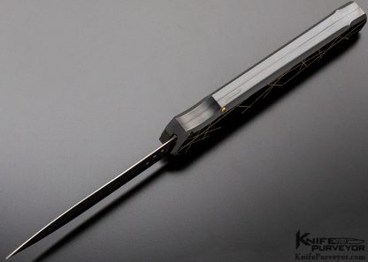 Jeff Harkins Custom Knife Tritons Black & Gold Matrix - Image 6
