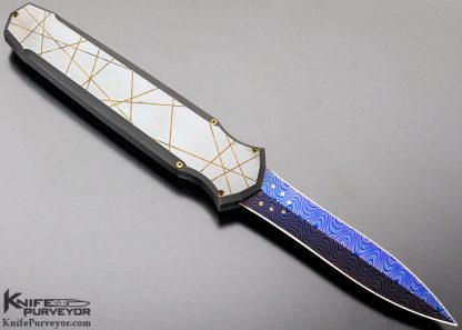 Jeff Harkins Custom Knife Tritons Black & Gold Matrix - Image 3