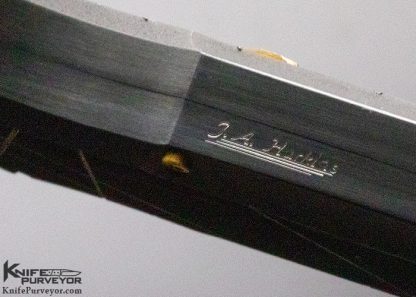 Jeff Harkins Custom Knife Tritons Black & Gold Matrix - Image 8