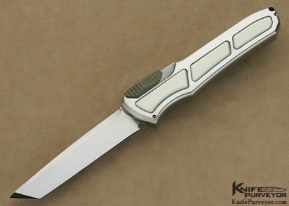 Jeff Harkins Custom Knives Pre-ban Ivory  "Q" OTF Automatic