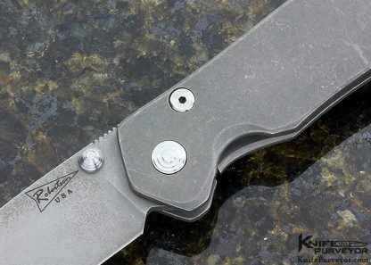 Jeremy Robertson Custom Knife Small El Patron Titanium Framelock - Image 2