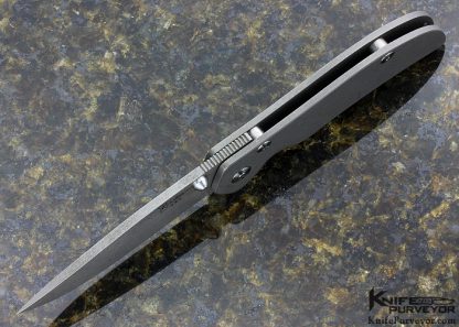 Jeremy Robertson Custom Knife Small El Patron Titanium Framelock - Image 4