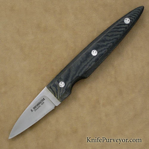 Jerry Hossom Custom Knife Micarta Caper