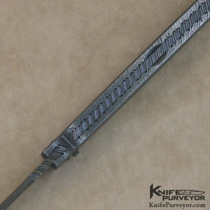 Jerry Rados Custom Knife Sole Authorship Damascus Auto - Image 4