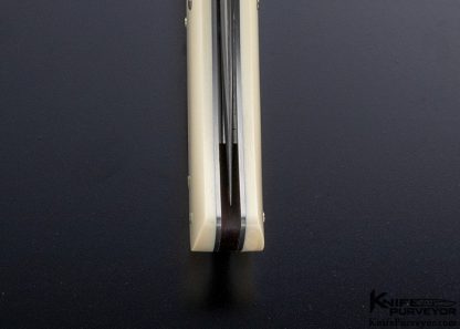Jess Horn Custom Knife 40th Anniversary #008 Mammoth w/ Escutcheon Lockback - Image 8