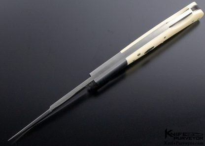 Jess Horn Custom Knife 40th Anniversary #008 Mammoth w/ Escutcheon Lockback - Image 6