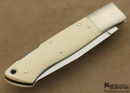 Jess Horn Custom Knife  Pocket Fighter Front - Image 3