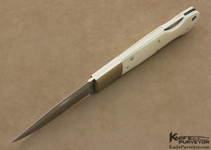 Jess Horn Custom Knife  Pocket Fighter Front - Image 4