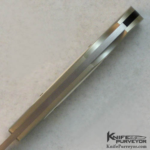 Jess Horn Custom Knife Pre-ban Elephant Ivory Tiny Interframe Folder - Image 4