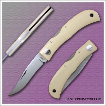 Jess Horn's Custom Knife: Lightweight Serpentine Lockback