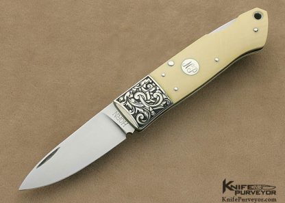 Jess Horn Custom Knife Nate Posner's Knife Michael Collin's Engraved