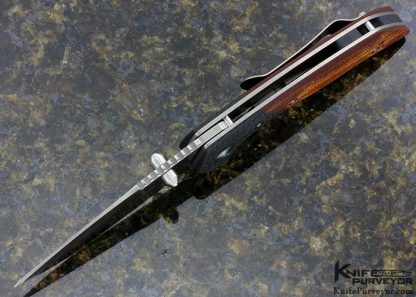 Jesse Jarosz Custom Knife Model 75 Spearpoint with Bulletproof G10, Carbon Fiber - Image 4