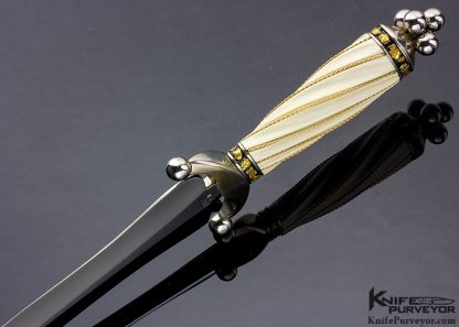 Jim Ence Custom Knife Leaf Point Spear Tip #90 - Image 5
