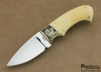 Jim Ence Custom Knife Ogawa Engraved Boot Knife
