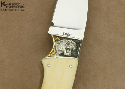 Jim Ence Custom Knife Ogawa Engraved Boot Knife - Image 2