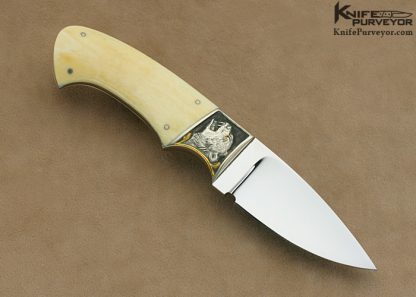 Jim Ence Custom Knife Ogawa Engraved Boot Knife - Image 3