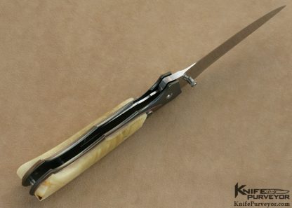 Jim Hammond Custom Knife  #001 Recurve Flipper Linerlock - Image 8