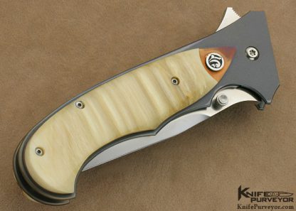 Jim Hammond Custom Knife  #001 Recurve Flipper Linerlock - Image 3
