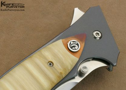 Jim Hammond Custom Knife  #001 Recurve Flipper Linerlock - Image 4
