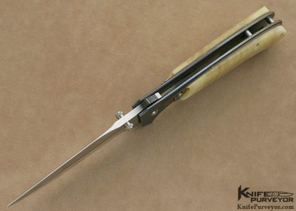 Jim Hammond Custom Knife  #001 Recurve Flipper Linerlock - Image 6