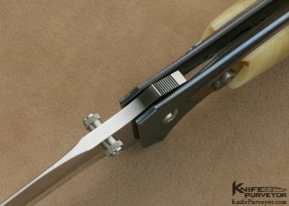 Jim Hammond Custom Knife  #001 Recurve Flipper Linerlock - Image 7