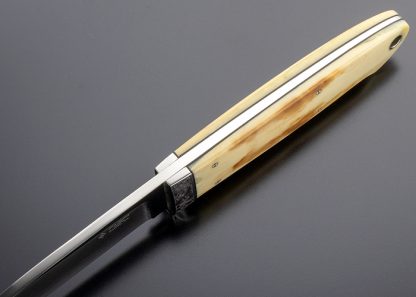 Jim Jacks Custom Knife Engraved  Mammoth Hunter - Image 5