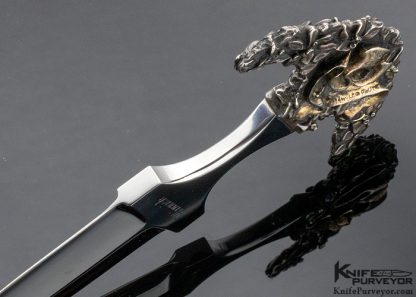 Jim & Joyce Minnick Custom Knife Push Dagger with Sheath - Image 6