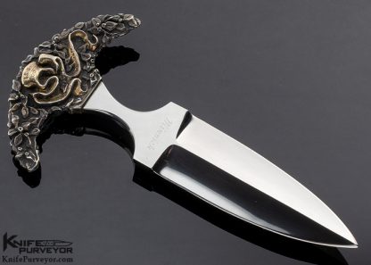 Jim & Joyce Minnick Custom Knife Push Dagger with Sheath - Image 3