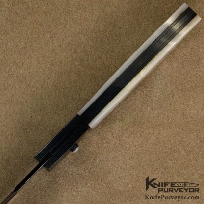 Joyce and Jim Minnick Custom Knife Mother of Pearl Automatic - Image 4