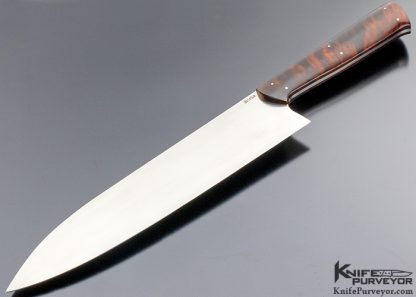 Jim Siska Custom Knife Cocobolo Chef's Knife