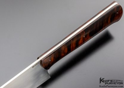 Jim Siska Custom Knife Cocobolo Chef's Knife - Image 6