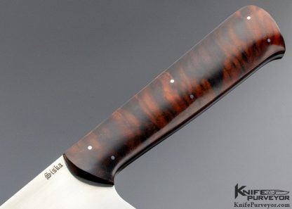Jim Siska Custom Knife Cocobolo Chef's Knife - Image 5