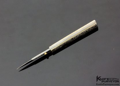 Jim Whitehead Custom Knife Sole Authorship Engraved Miniature Linerlock - Image 5