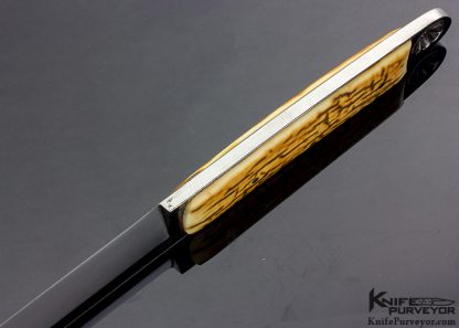 Jimmy Fikes Custom Knife Integral Fixed Blade with Mammoth Scales - Image 7