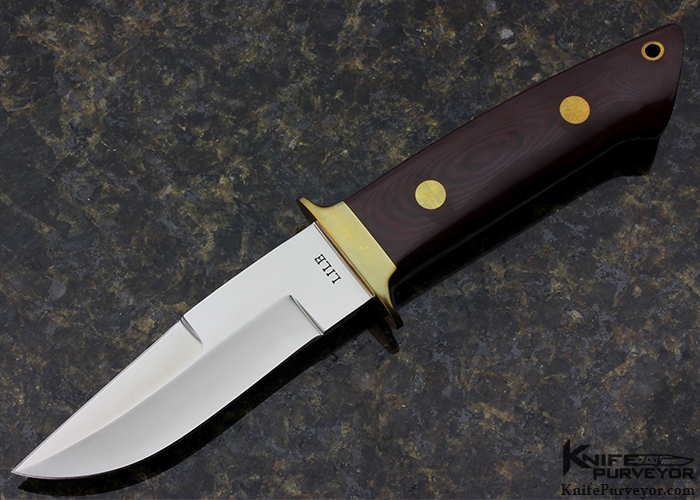 Jimmy Lile Custom Knife Micarta Chute Knife
