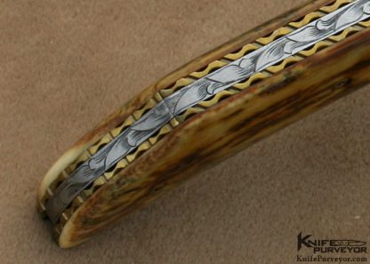 Jody Muller Custom Knife Sole Authorship Engraved Journeyman Smith Linerlock - Image 6
