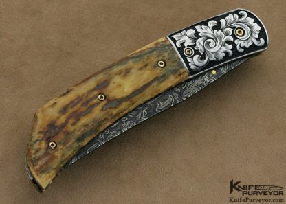 Jody Muller Custom Knife Sole Authorship Engraved Journeyman Smith Linerlock - Image 3