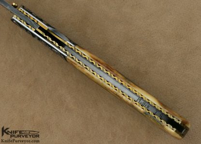 Jody Muller Custom Knife Sole Authorship Engraved Journeyman Smith Linerlock - Image 7