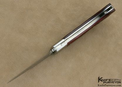 Joe Allen Custom Knife Brown Jigged Bone Slip Joint - Image 5