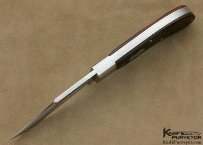 Joe Allen Custom Knife Brown Jigged Bone Slip Joint - Image 4