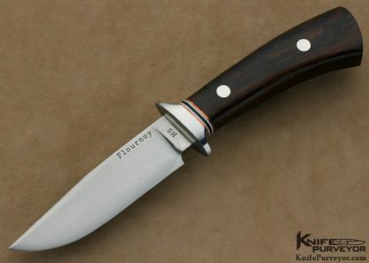 Joe Flournoy Master Smith Custom Knife Hand Forged 5160 Steel & Desert Ironwood "Personal Carry"