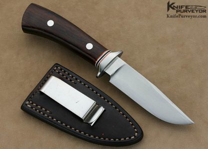 Joe Flournoy Master Smith Custom Knife Hand Forged 5160 Steel & Desert Ironwood "Personal Carry" - Image 3